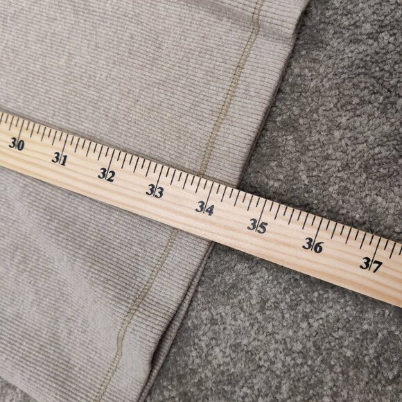 Everlane Women's Organic Cotton Ribbed Midi Dress in Tan Size Medium Minimalist - Picture 6 of 7